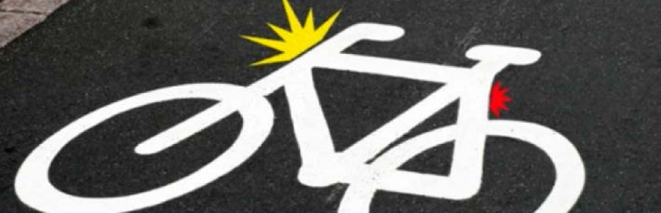 dinamarca luz pictograma bici