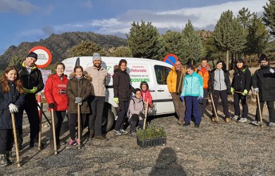 Fundación Feu Vert arranca 2020 con una jornada de reforestación