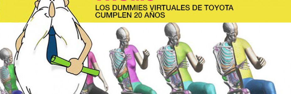 Érase una vez… THUMS. Los dummies virtuales de Toyota cumplen 20 años
