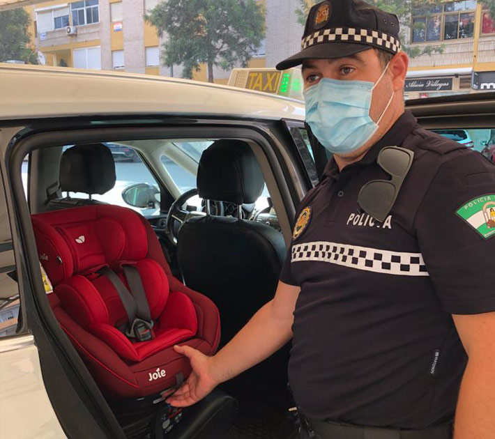 Taxis de Roquetas de Mar, premium en seguridad infantil