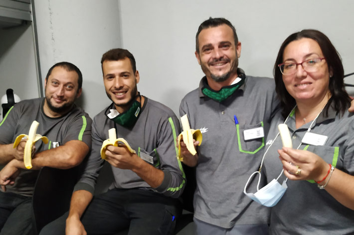Trabajadores de Feu Vert donan 1.400€  a #UnPlátanoPorLaPalma