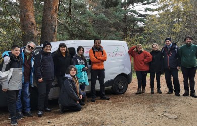 Los voluntarios ambientales de Fundación Feu Vert reanudan sus labores de reforestación