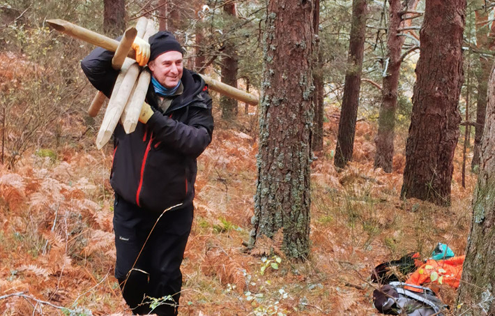 Los voluntarios ambientales de Fundación Feu Vert reanudan sus labores de reforestación