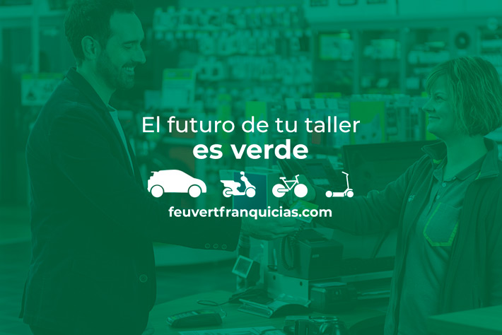 El futuro de tu taller es verde, el lema con el que Feu Vert impulsa el proyecto Franquicias