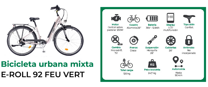 Feu Vert presenta en MOGY las nuevas bicicletas eléctricas E-ROLL 92 y E-ROX 72 