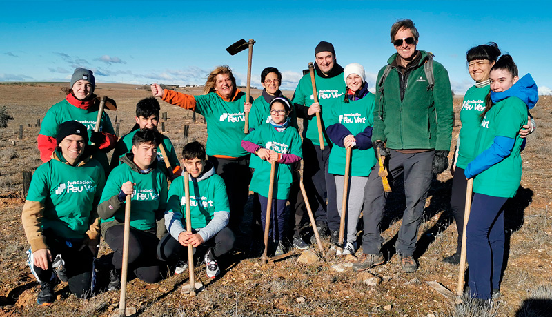 Voluntariado ambiental: continuamos reforestando en la Comunidad de Madrid